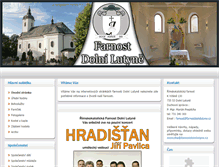 Tablet Screenshot of farnostdolnilutyne.cz
